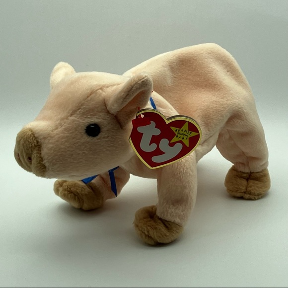 Ty Accents Vintage 999 Ty Beanie Babies Knuckles The Pig Poshmark
